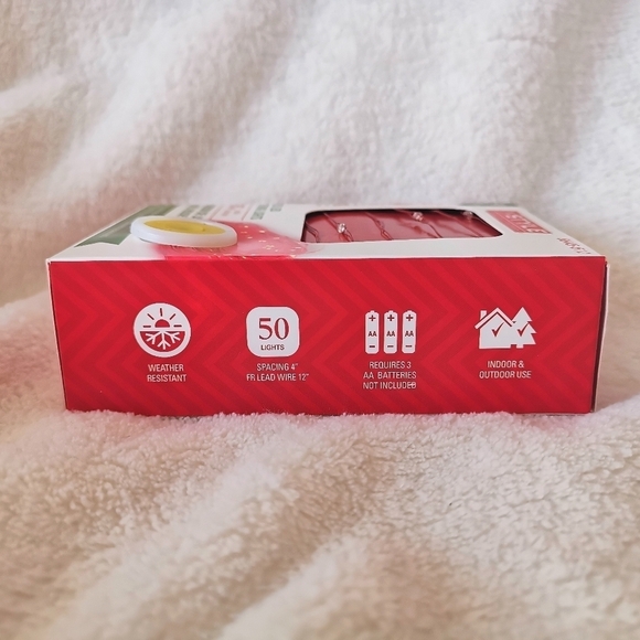 🔥3/$15🔥 Red LED String Lights‎ , Timer Control - Picture 3 of 4